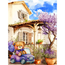 Load image into Gallery viewer, Lavender-Full Round Diamond Painting-30x40cm
