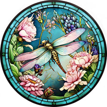 Load image into Gallery viewer, Stained Glass Animal-Full Round Diamond Painting-35x35cm
