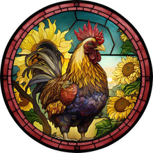 Load image into Gallery viewer, Stained Glass Animal-Full Round Diamond Painting-35x35cm
