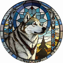 Load image into Gallery viewer, Stained Glass Animal-Full Round Diamond Painting-35x35cm

