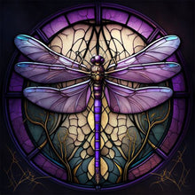 Load image into Gallery viewer, Stained Glass Animal-Full Round Diamond Painting-35x35cm
