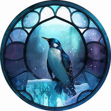 Load image into Gallery viewer, Penguin-Full Round Diamond Painting-30x30cm
