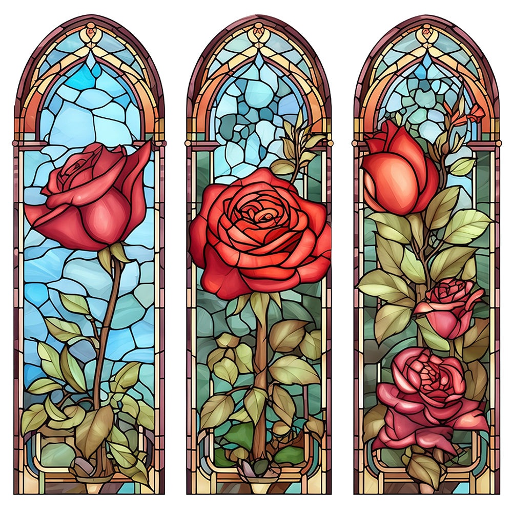 Rose-Full Round Diamond Painting-40x40cm
