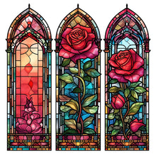Load image into Gallery viewer, Rose-Full Round Diamond Painting-40x40cm
