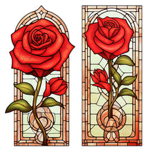 Load image into Gallery viewer, Rose-Full Round Diamond Painting-40x40cm
