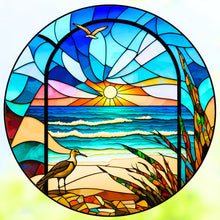 Load image into Gallery viewer, Stained Glass Animal-Full Round Diamond Painting-30x30cm
