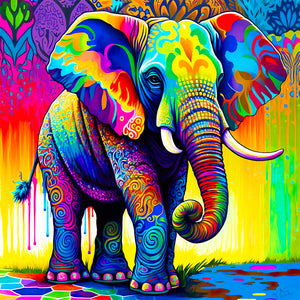 Animal-Full Round Diamond Painting-30x30cm
