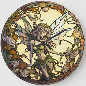 Stained Glass Elf-Full Round Diamond Painting-30x30cm