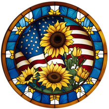 Load image into Gallery viewer, Sunflower-Full Round Diamond Painting-30x30cm
