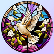 Load image into Gallery viewer, Stained Glass Animal-Full Round Diamond Painting-30x30cm

