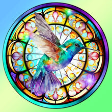 Load image into Gallery viewer, Stained Glass Animal-Full Round Diamond Painting-30x30cm
