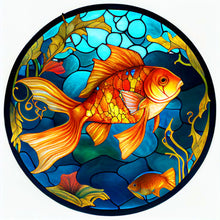 Load image into Gallery viewer, Stained Glass Animal-Full Round Diamond Painting-30x30cm
