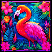 Load image into Gallery viewer, Stained Glass Animal-Full Round Diamond Painting-30x30cm
