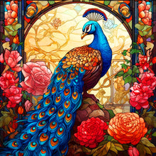 Load image into Gallery viewer, Stained Glass Animal-Full Round Diamond Painting-30x30cm
