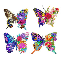 Load image into Gallery viewer, 4pcs/set-Butterfly-Diamond Sticker

