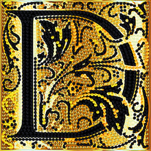 Load image into Gallery viewer, 24 Alphabet-Diamond Sticker

