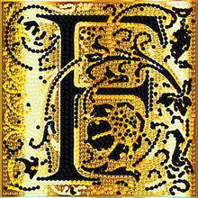 Load image into Gallery viewer, 24 Alphabet-Diamond Sticker
