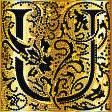 Load image into Gallery viewer, 24 Alphabet-Diamond Sticker
