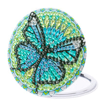 Load image into Gallery viewer, Butterfly-Diamond Makeup Mirror
