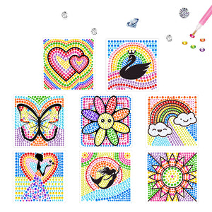 8pcs/set-Animal-Diamond Sticker