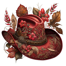 Load image into Gallery viewer, Cowboy Hat-Full Round Diamond Painting-30x30cm

