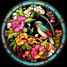 Load image into Gallery viewer, Stained Glass Animal-Full Round Diamond Painting-30x30cm

