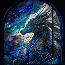Load image into Gallery viewer, Stained Glass Animal-Full Round Diamond Painting-30x30cm
