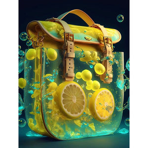 Flower In Bag-Full Round Diamond Painting-30x40cm