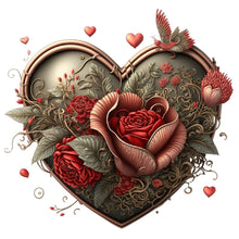 Load image into Gallery viewer, Love Rose-Full Round Diamond Painting-30x30cm
