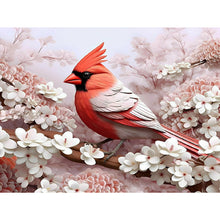 Load image into Gallery viewer, Cardina-Full Round Diamond Painting-40x30cm

