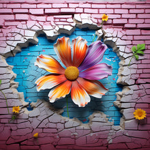 Load image into Gallery viewer, Flowers-Full Round Diamond Painting-30x30cm
