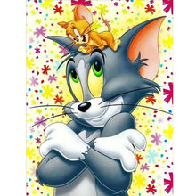 Load image into Gallery viewer, Cat-Full Round Diamond Painting-30x40cm
