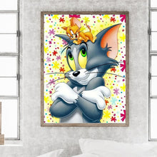 Load image into Gallery viewer, Cat-Full Round Diamond Painting-30x40cm
