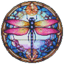 Load image into Gallery viewer, Stained Glass Flower-Diamond Sticker

