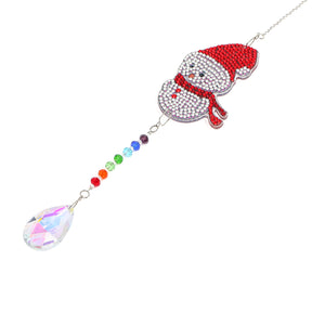 DIY Diamond Painting Christmas Decoration Crystal Pendant
