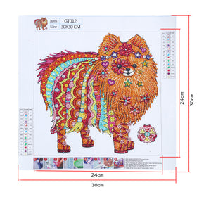 Puppy-Special Shaped Crystal Diamond Painting-30*30cm