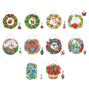 Wreath and Keyring Pendant