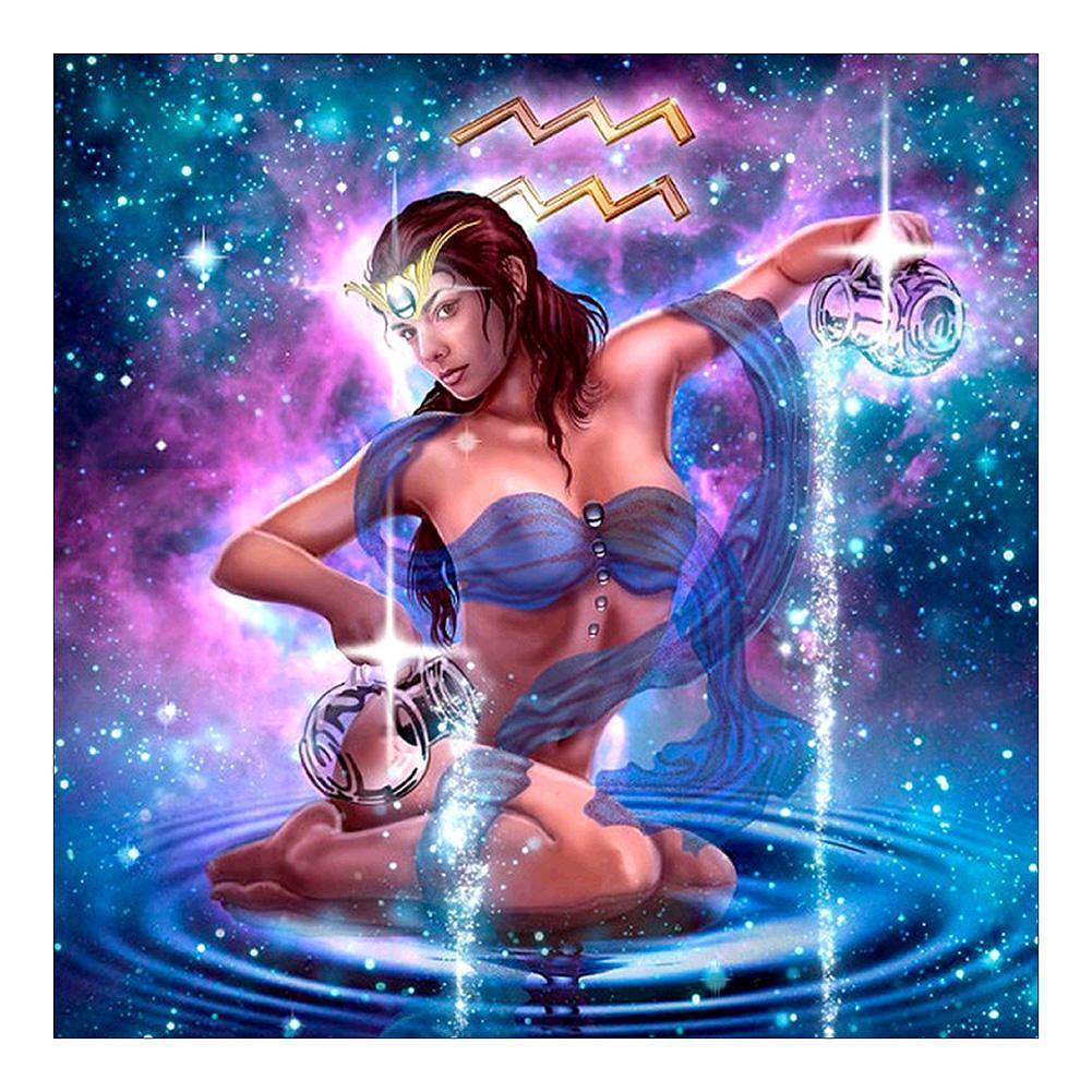 Aquarius - Full Drill Diamond Painting