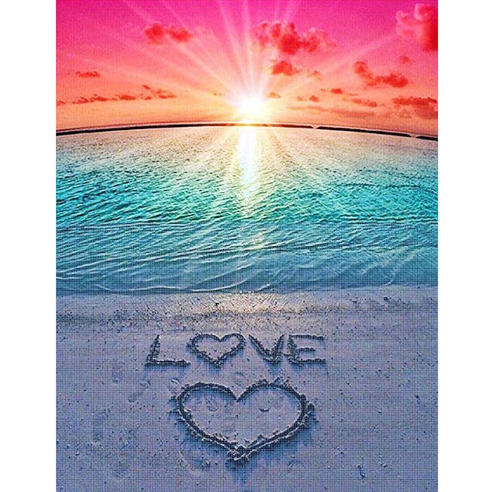Love Beach - Full Drill Diamond Painting
