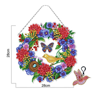 Wreath and Keyring Pendant