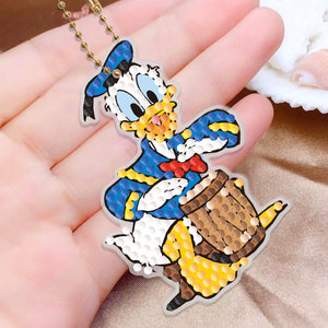 6pcs Donald Duck Double Sided Keychain
