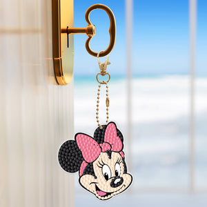 5pcs Mickey Mouse Double Sided Keychain