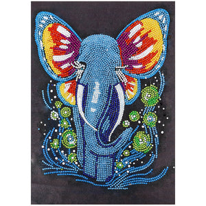 Elephant-Special Shaped Crystal Diamond Painting-30*40cm