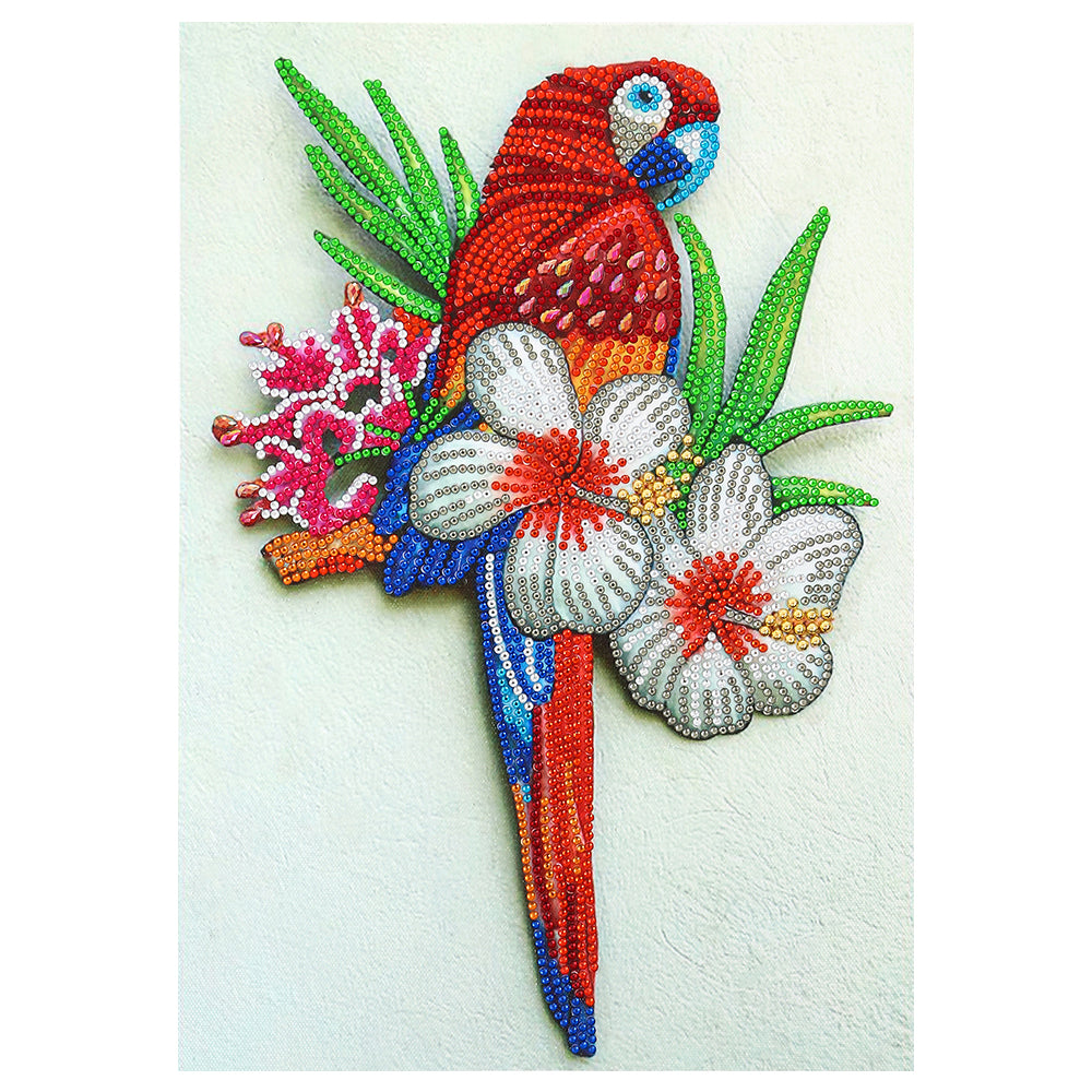 Parrot-Special Shaped Crystal Diamond Painting-30*40cm