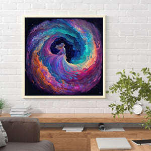 Cloud Girl-Full Drill Diamond Painting
