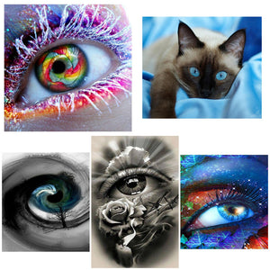 dpforever  diamond painting - eyes